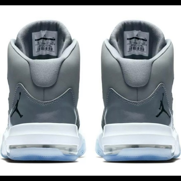 Nike Air Jordan Max Aura Cool Grey Black Basketball AQ9084 010 Men's Sizes - Picture 8 of 10